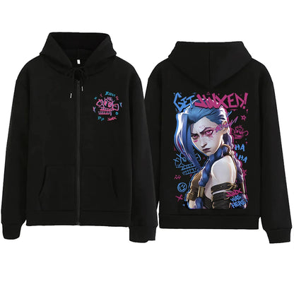 Arcane-Jinx Hoodie-League Of Legends