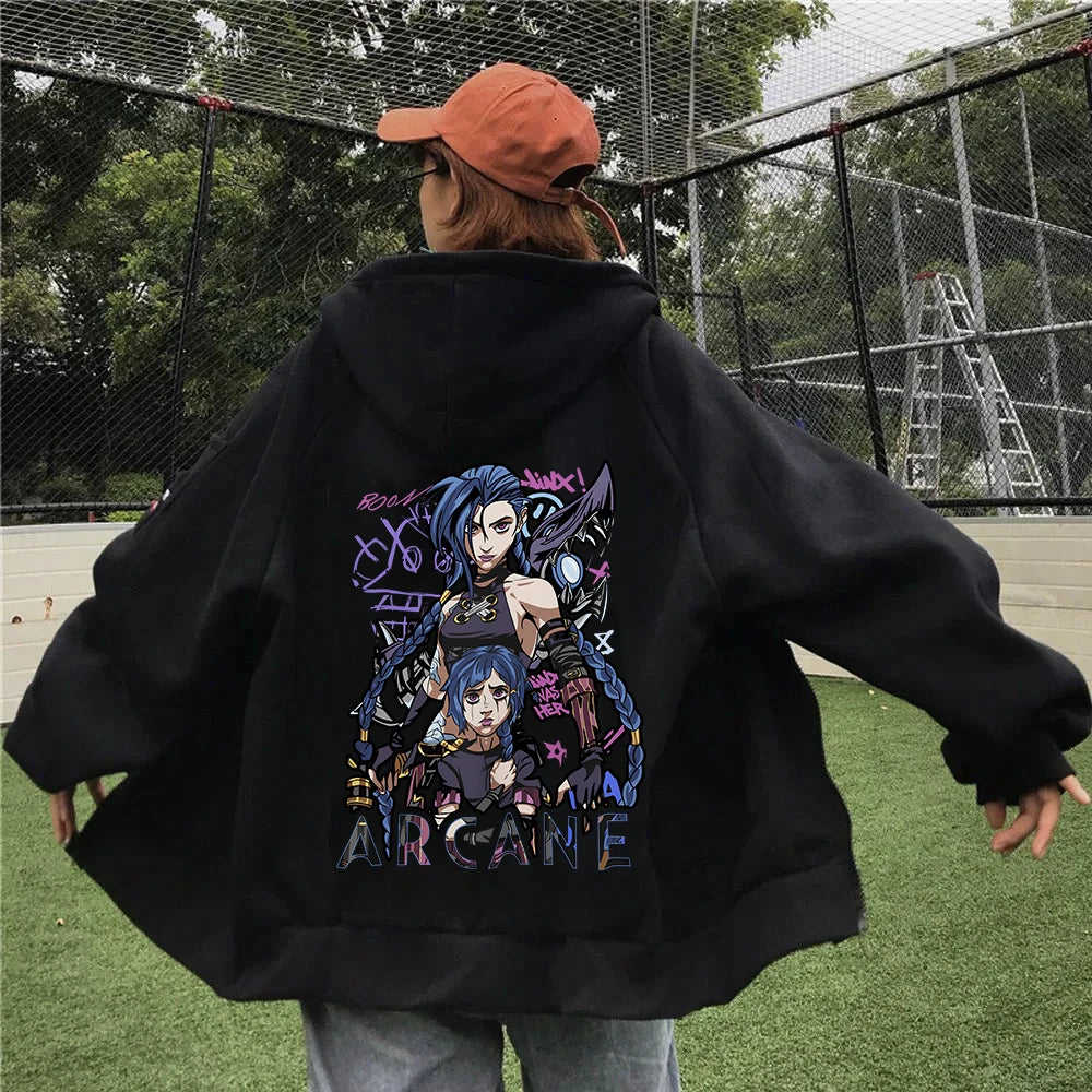 Arcane-Jinx Hoodie-League Of Legends