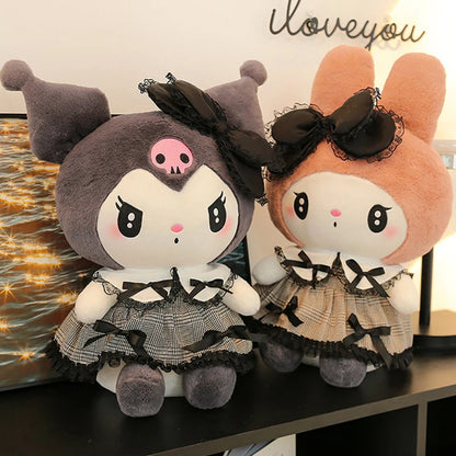 Sanrios Black Kuromi Mymelody Plush