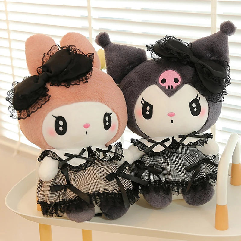 Sanrios Black Kuromi Mymelody Plush