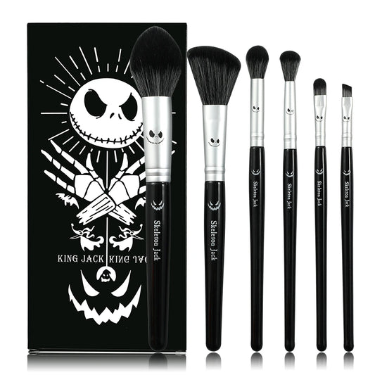 Jack Skellington Makeup Brushes 6-piece